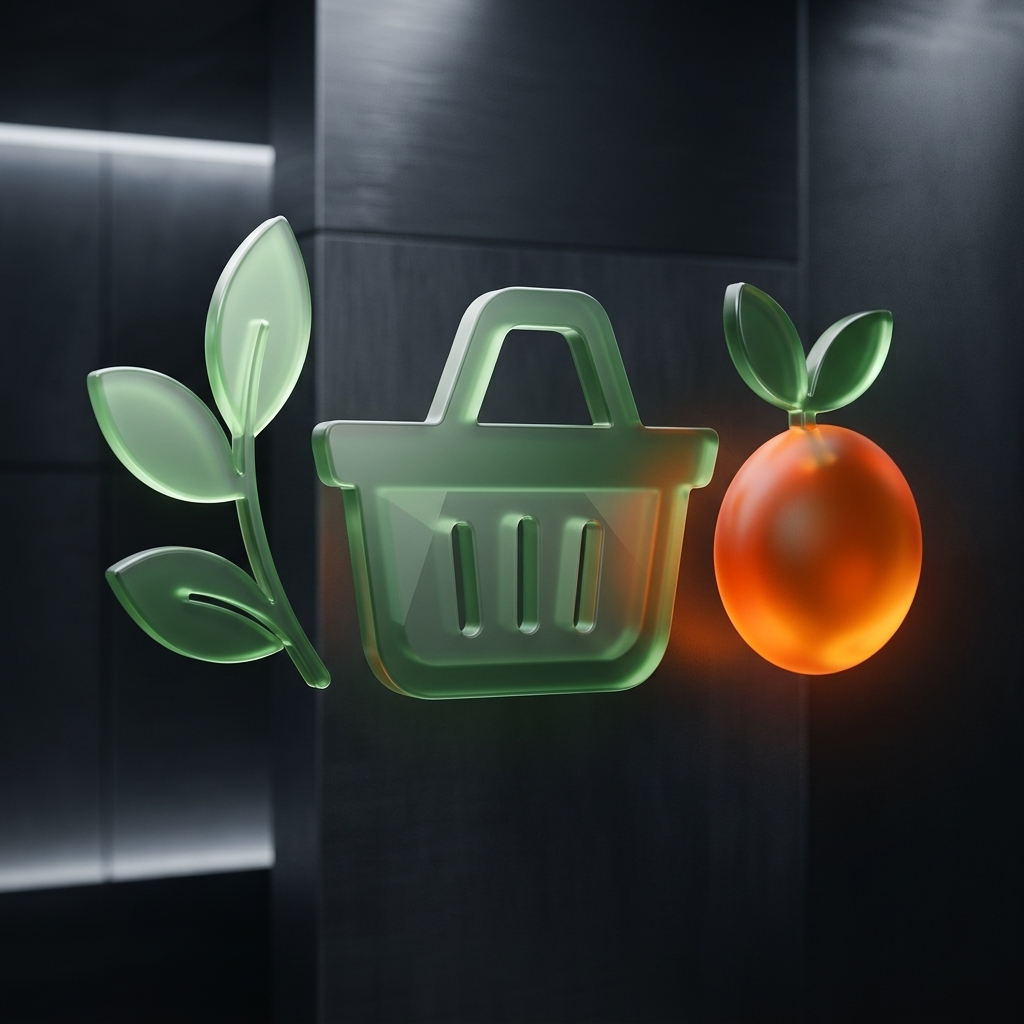 Premium 3D Render of MiFeria Logo